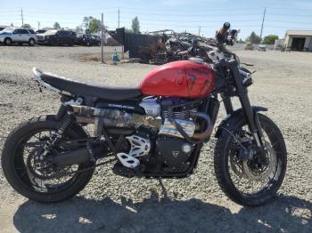  Salvage Triumph Motorcycle Scrambler