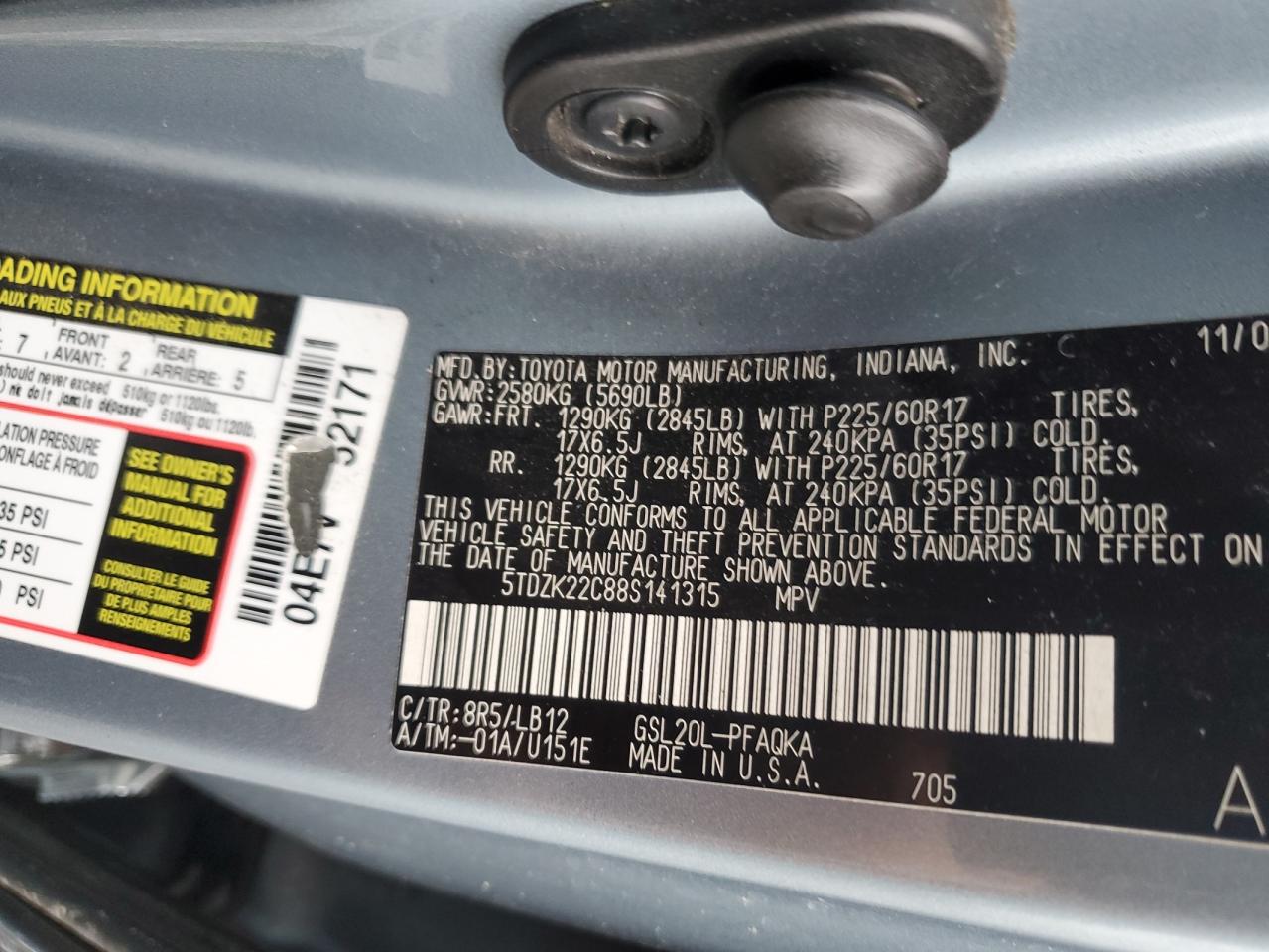 Toyota Sienna Xle Image 6