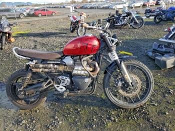  Salvage Triumph Motorcycle Scrambler