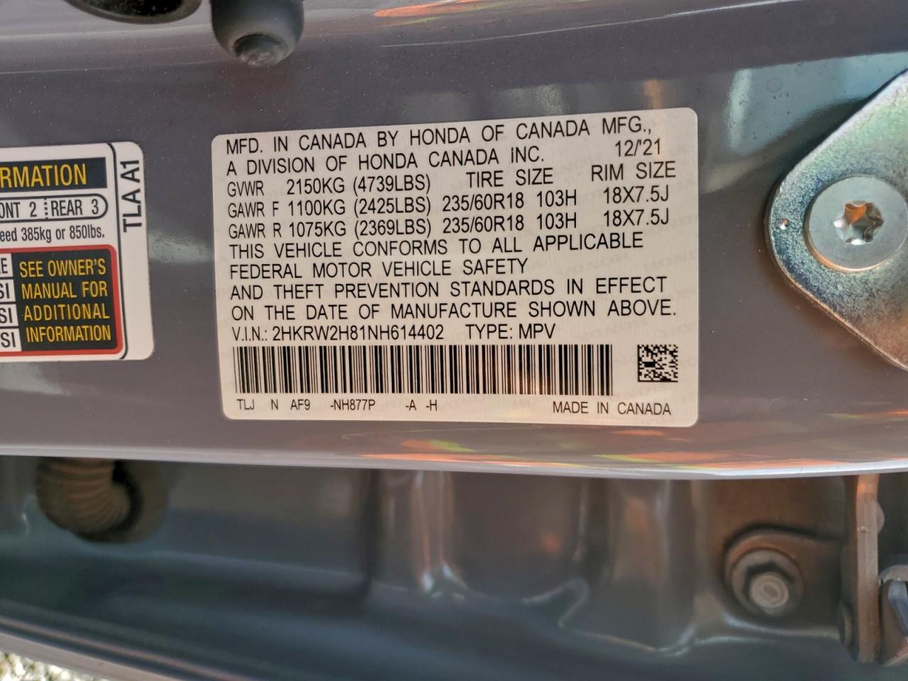 Honda Crv Exl Image 8