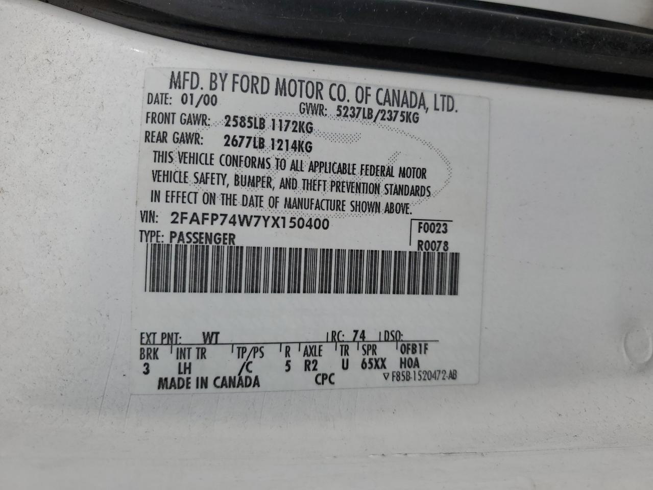 Ford Crown Vic Lx Image 9