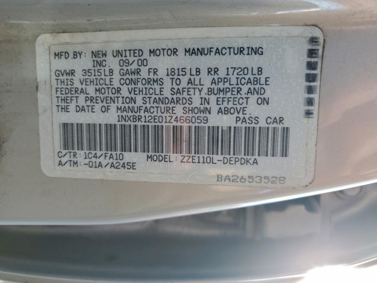 Toyota Corolla Ce Image 10