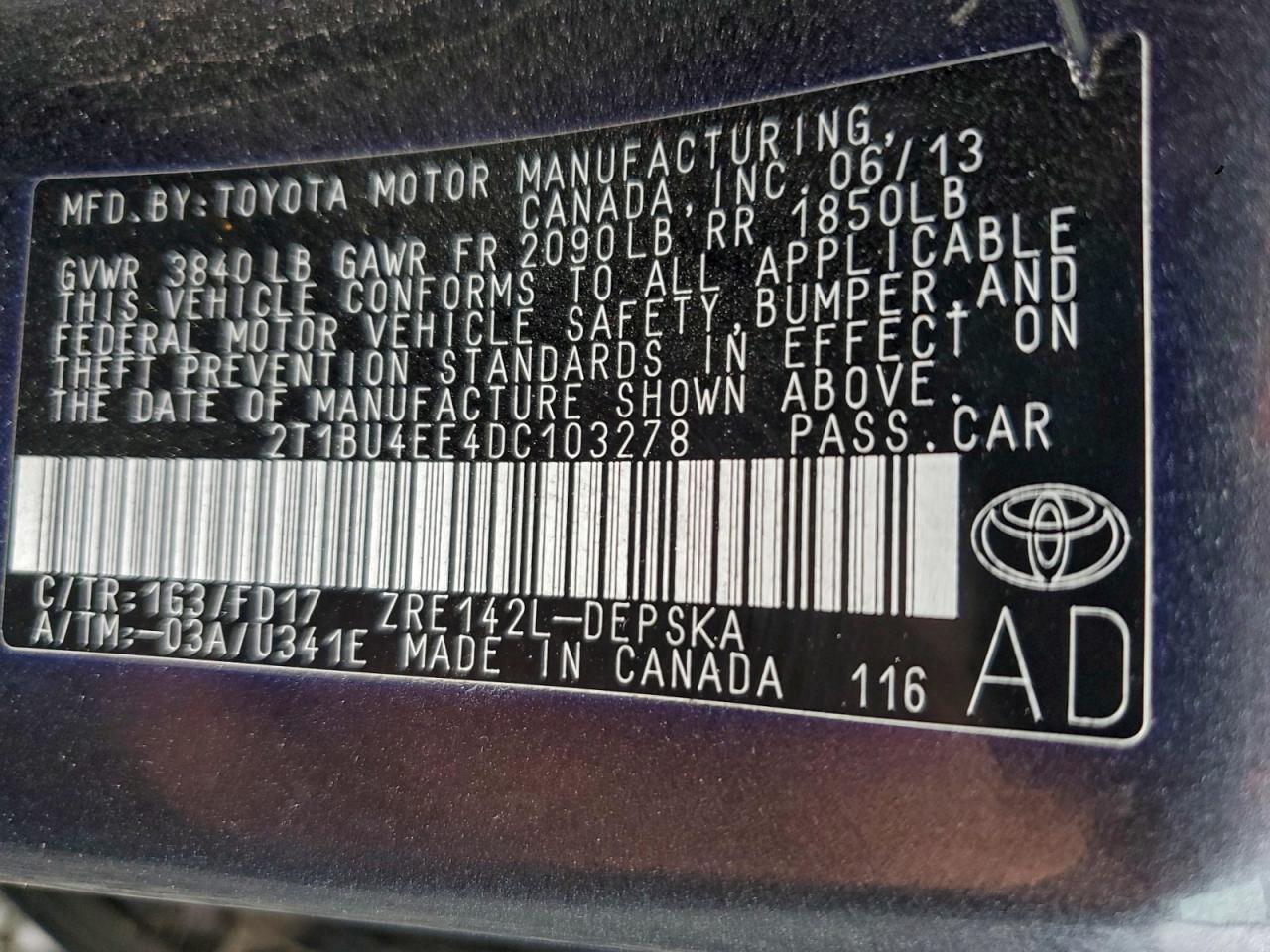 Toyota Corolla Base Image 10