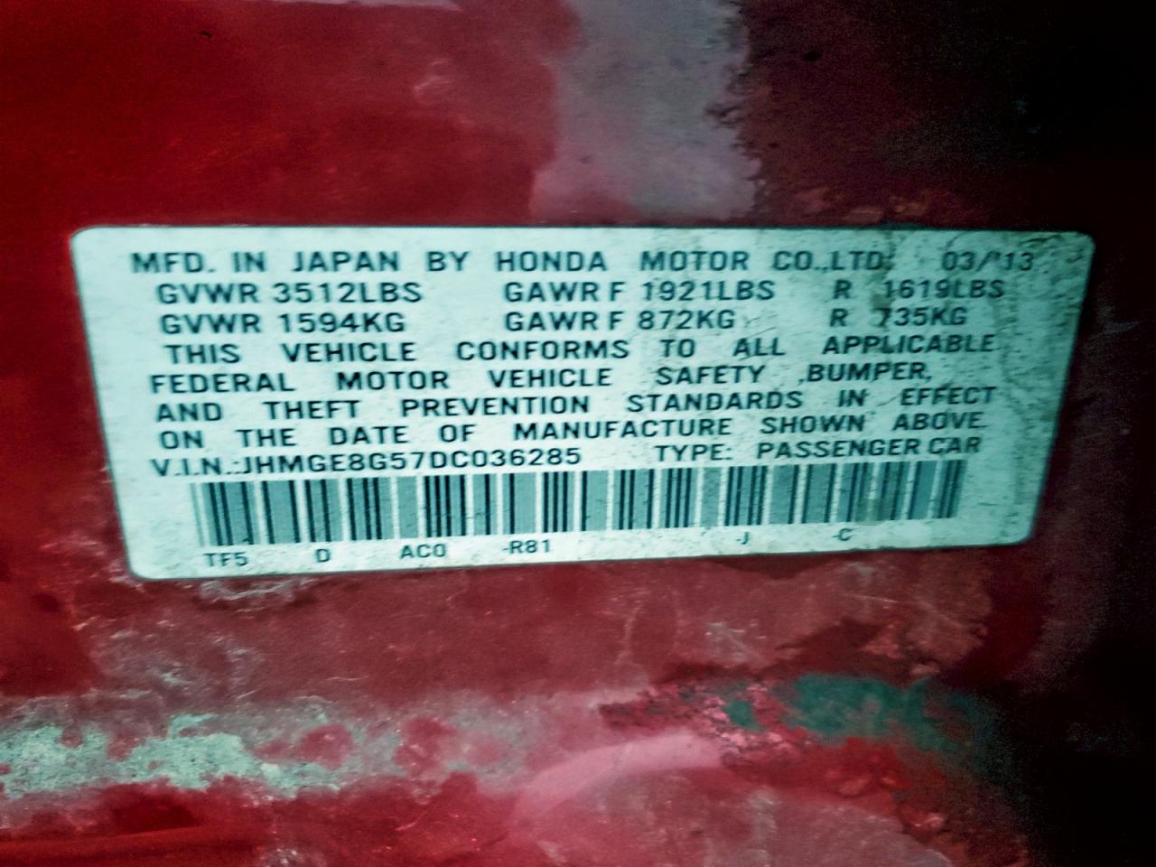 Honda Fit Sport Image 3