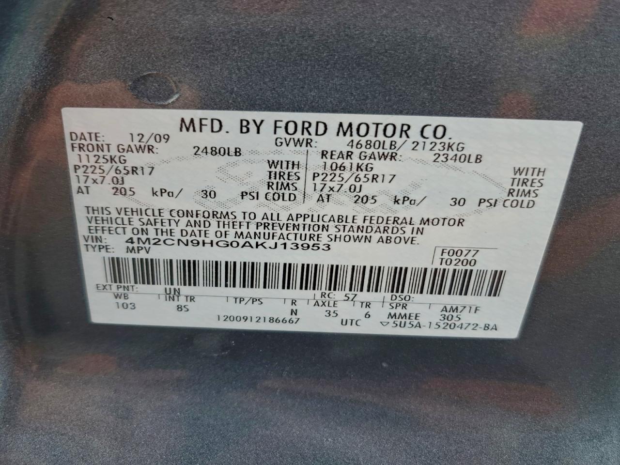 Mercury Mariner Premier Image 13