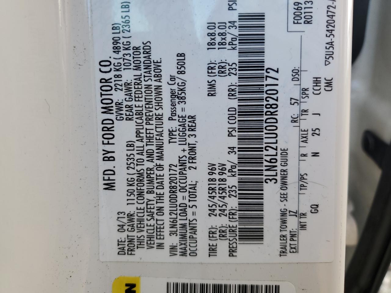 Lincoln MKZ Hybrid Image 8