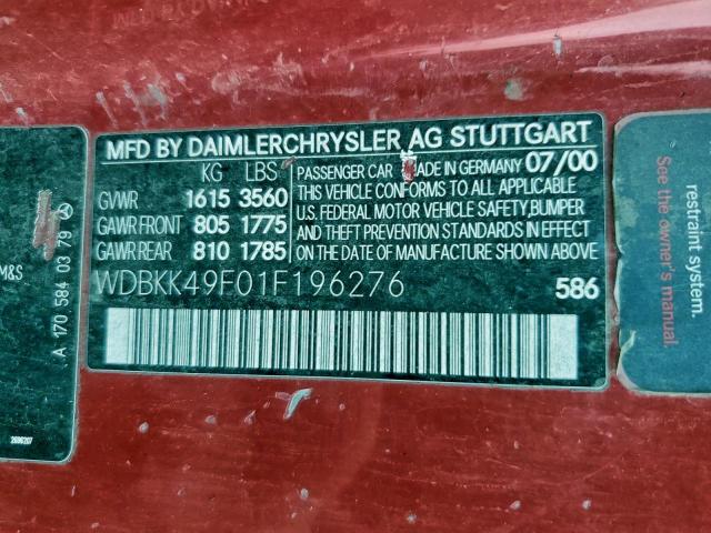 Mercedes-Benz Slk-class 230 Kompressor Image 11