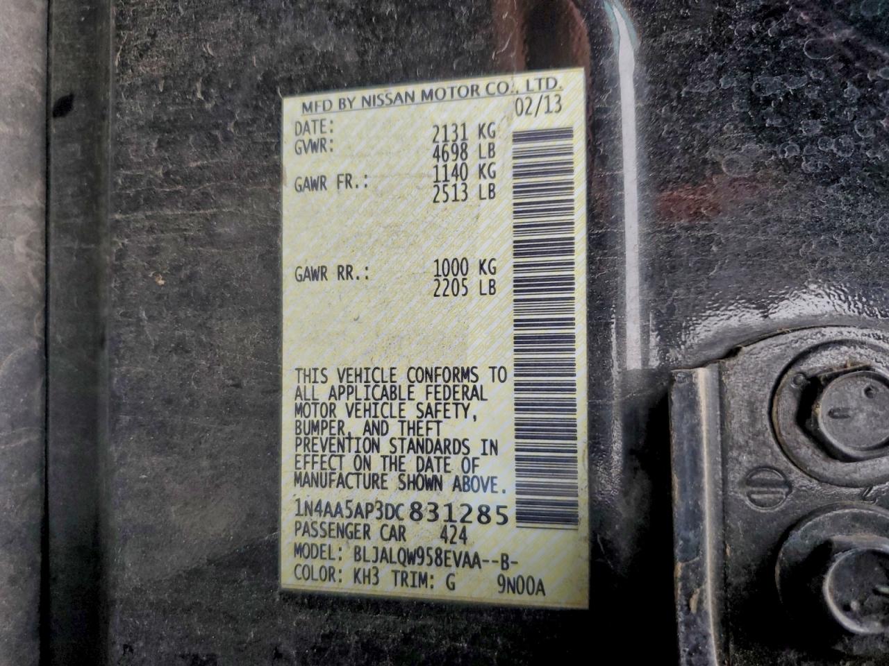 Nissan Maxima S Image 12