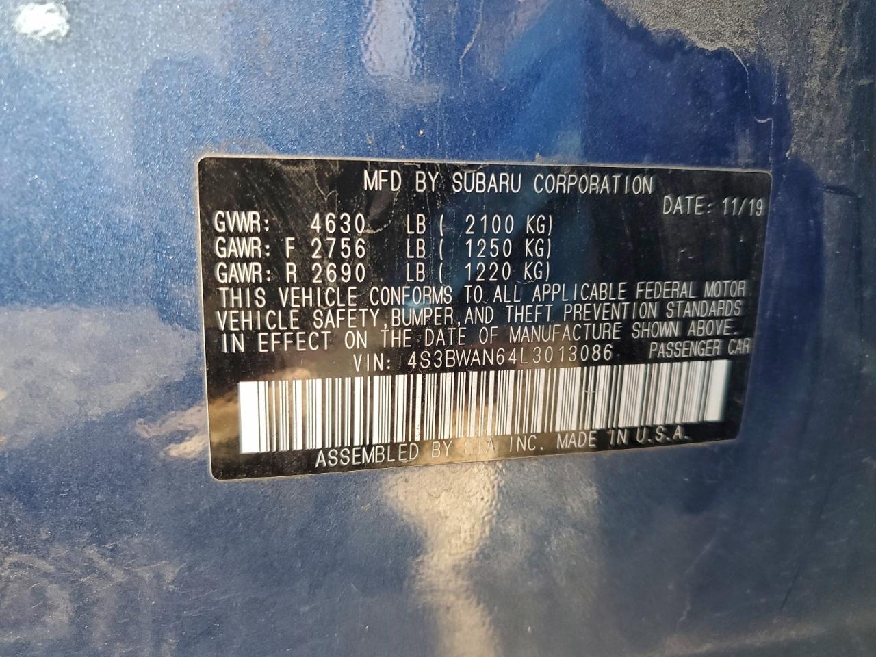 Subaru Legacy Limited Image 4