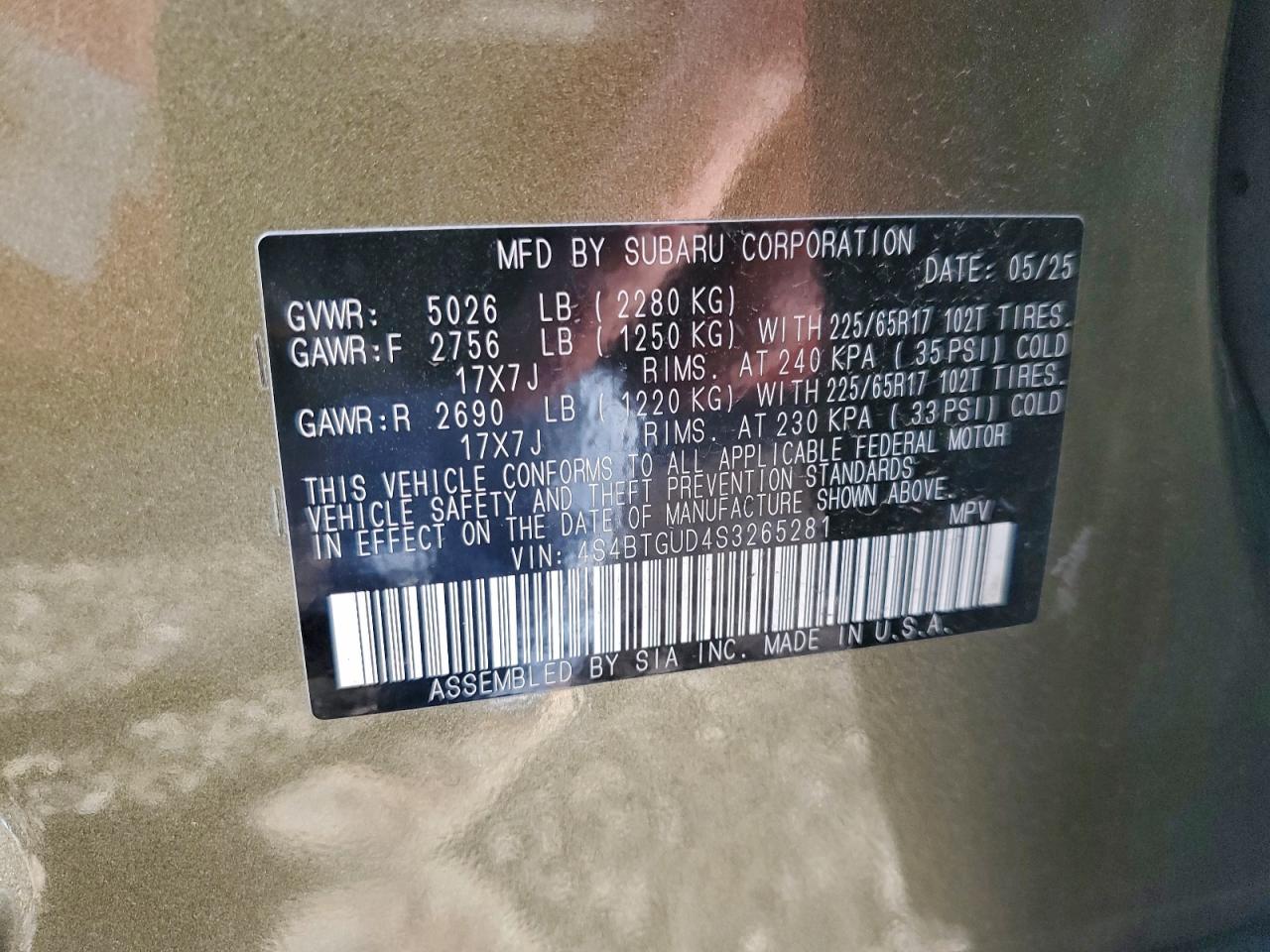 Subaru Outback Wilderness Image 9