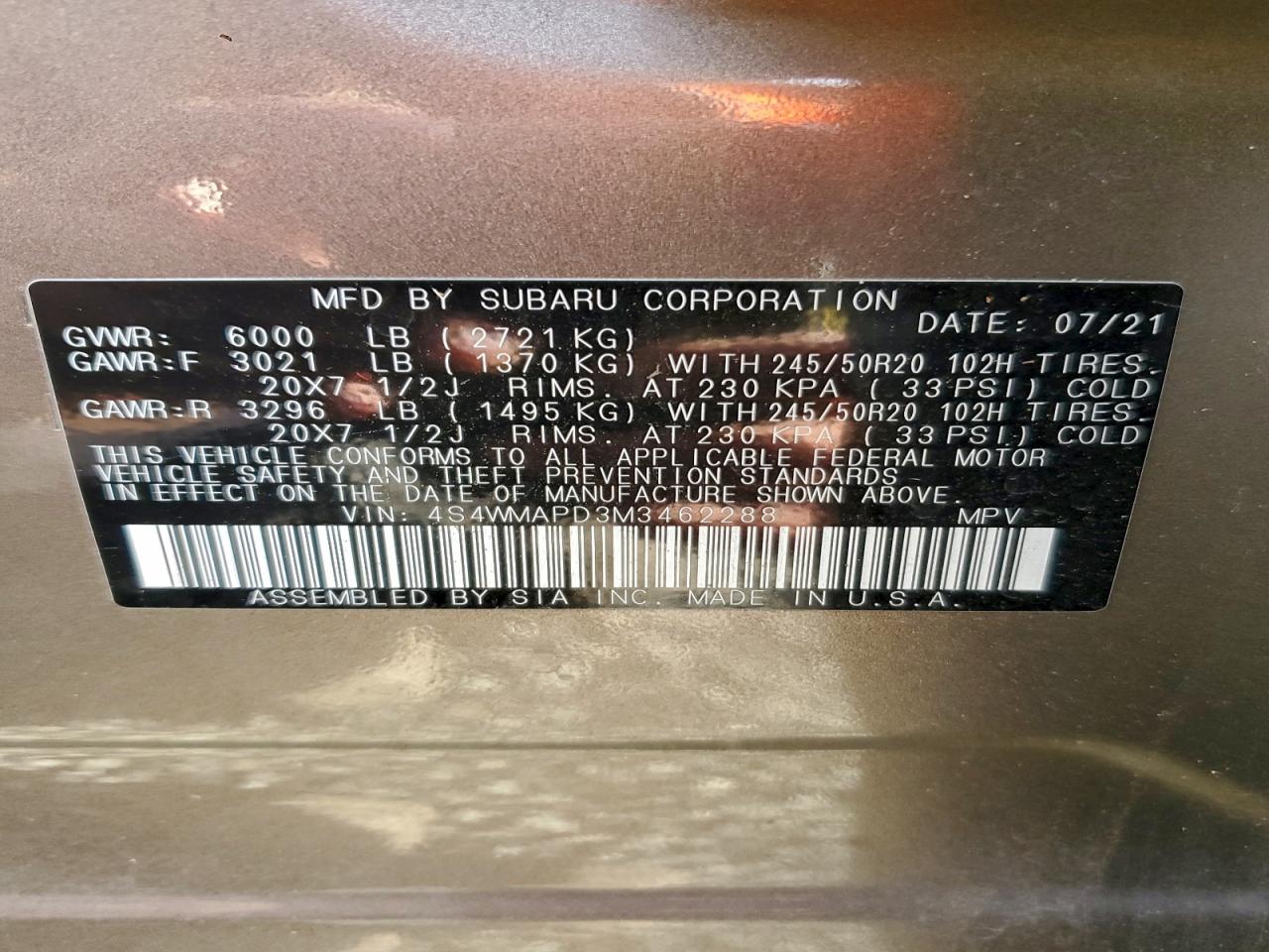 Subaru Ascent Limited Image 4