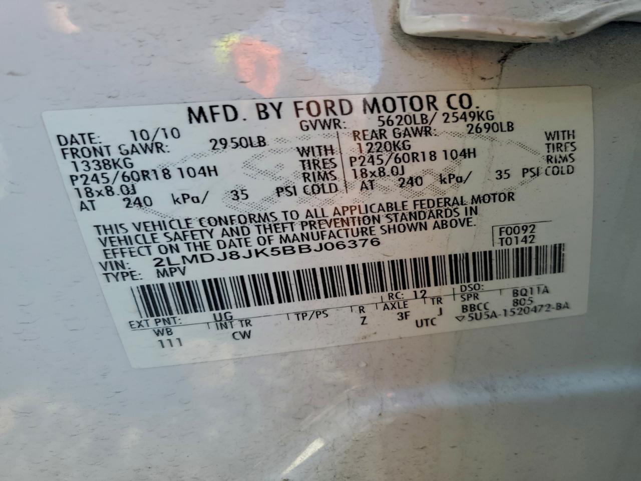 Lincoln MKX Image 10