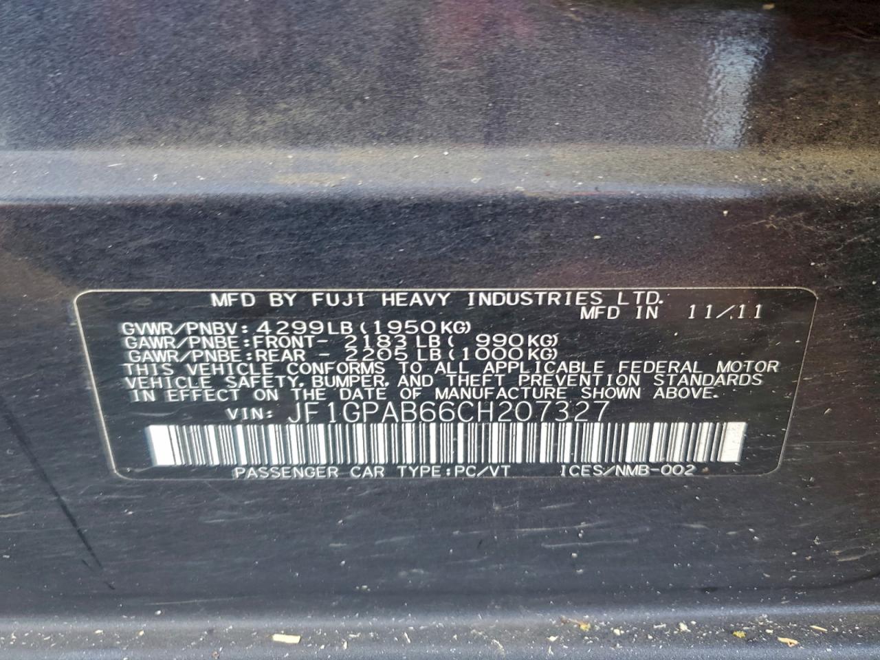 Subaru Impreza Premium Image 11