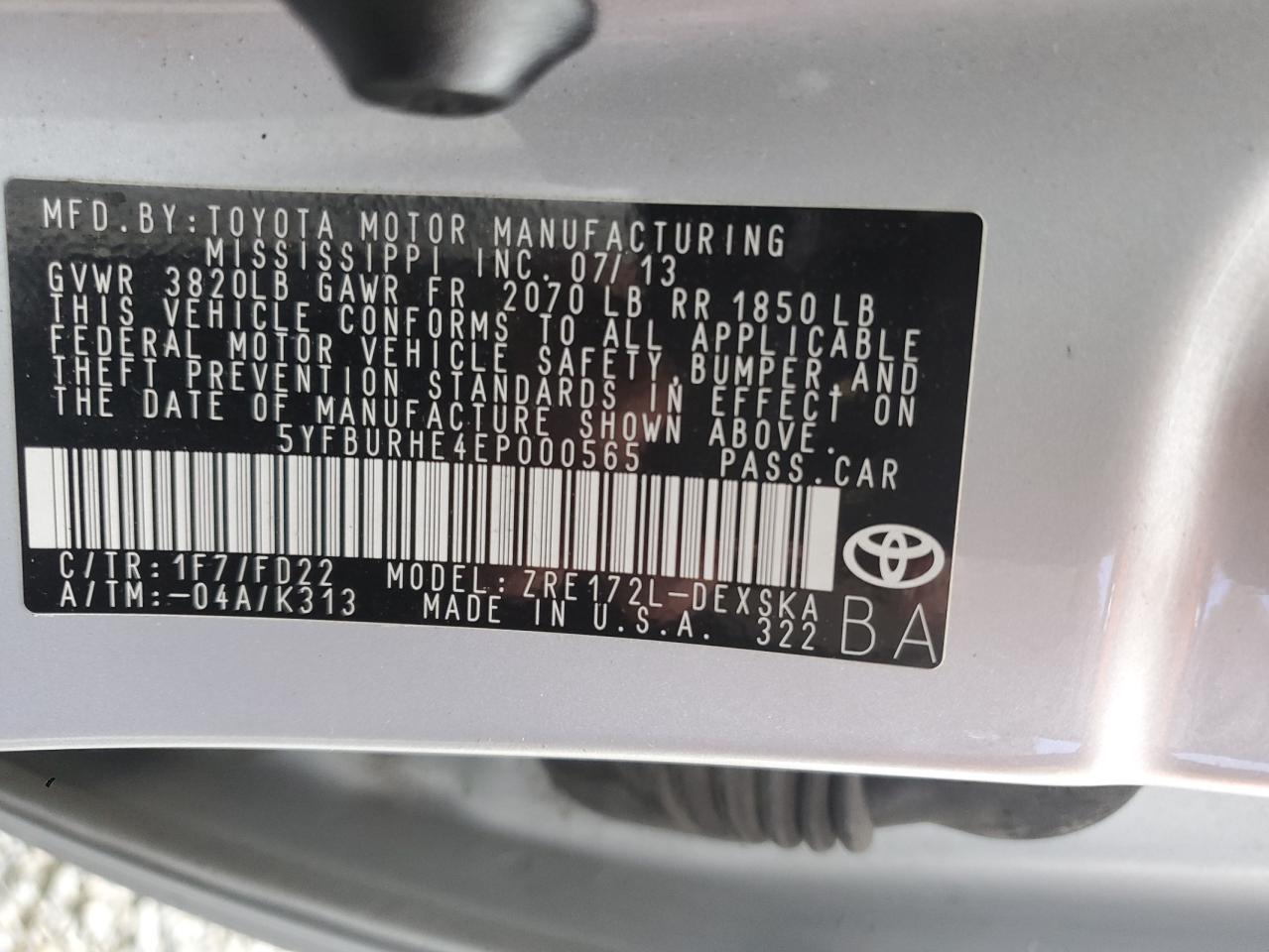 Toyota Corolla L Image 10