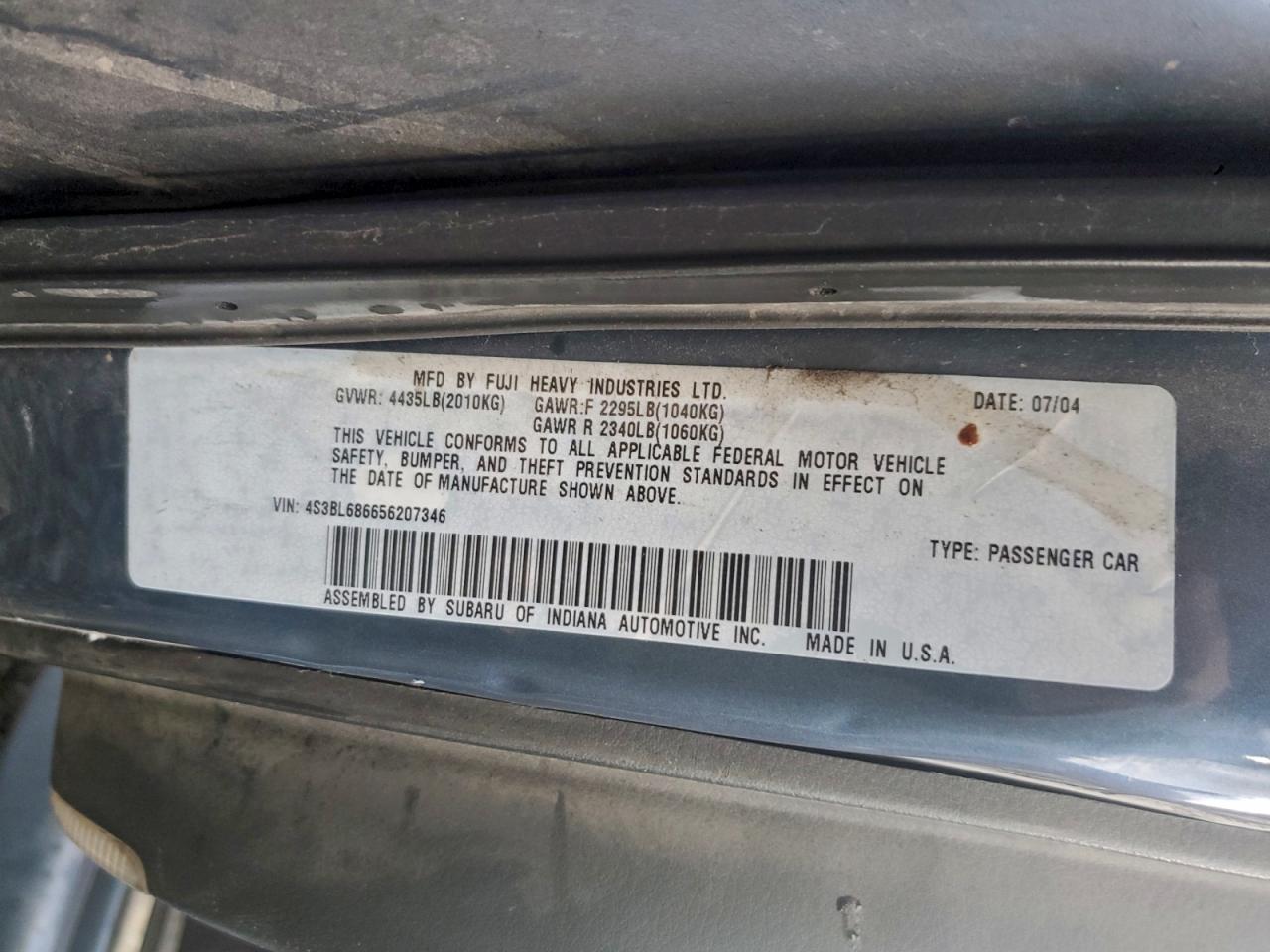 Subaru Legacy Gt Image 9