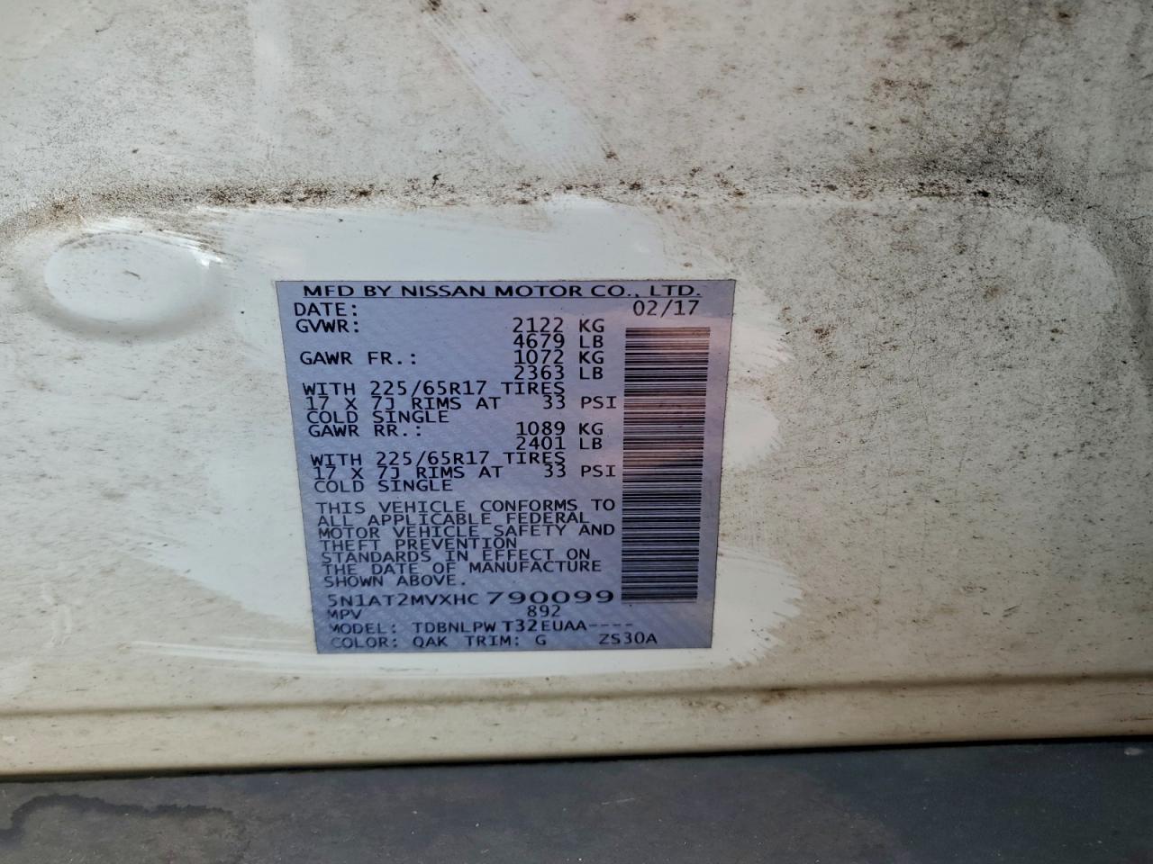 Nissan Rogue Sv Image 13