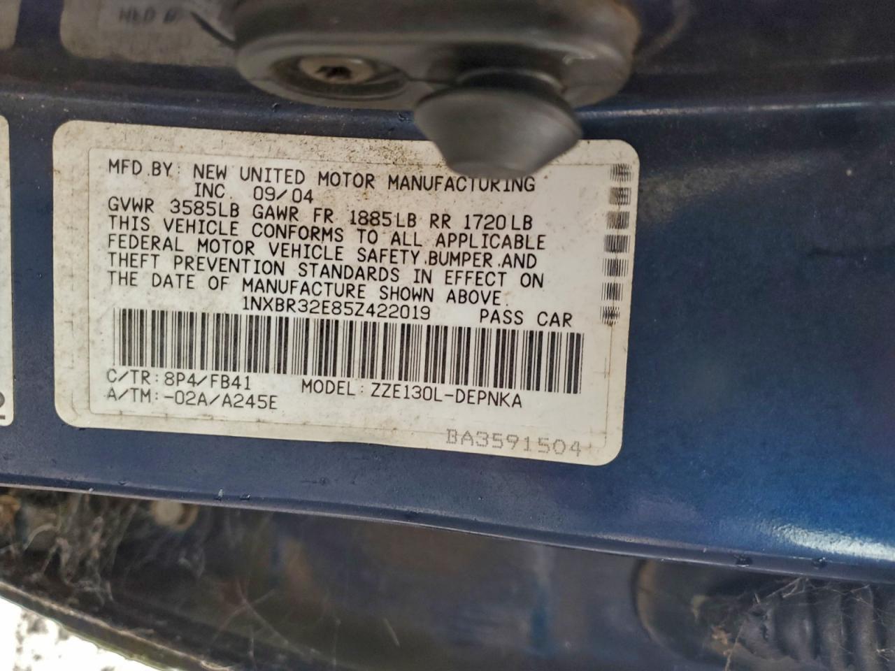 Toyota Corolla Ce Image 4