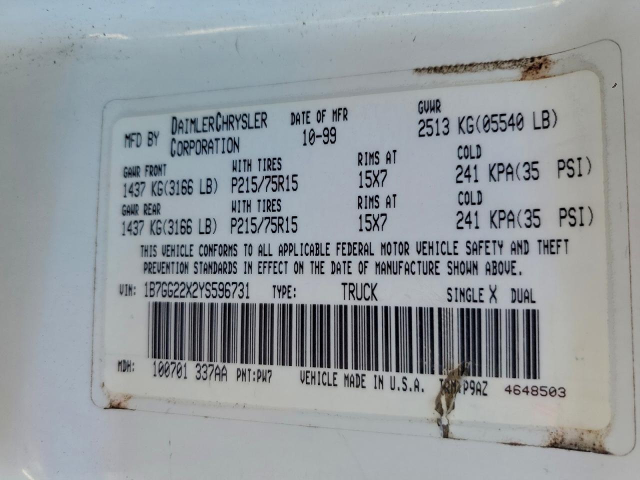 Dodge Dakota Image 2