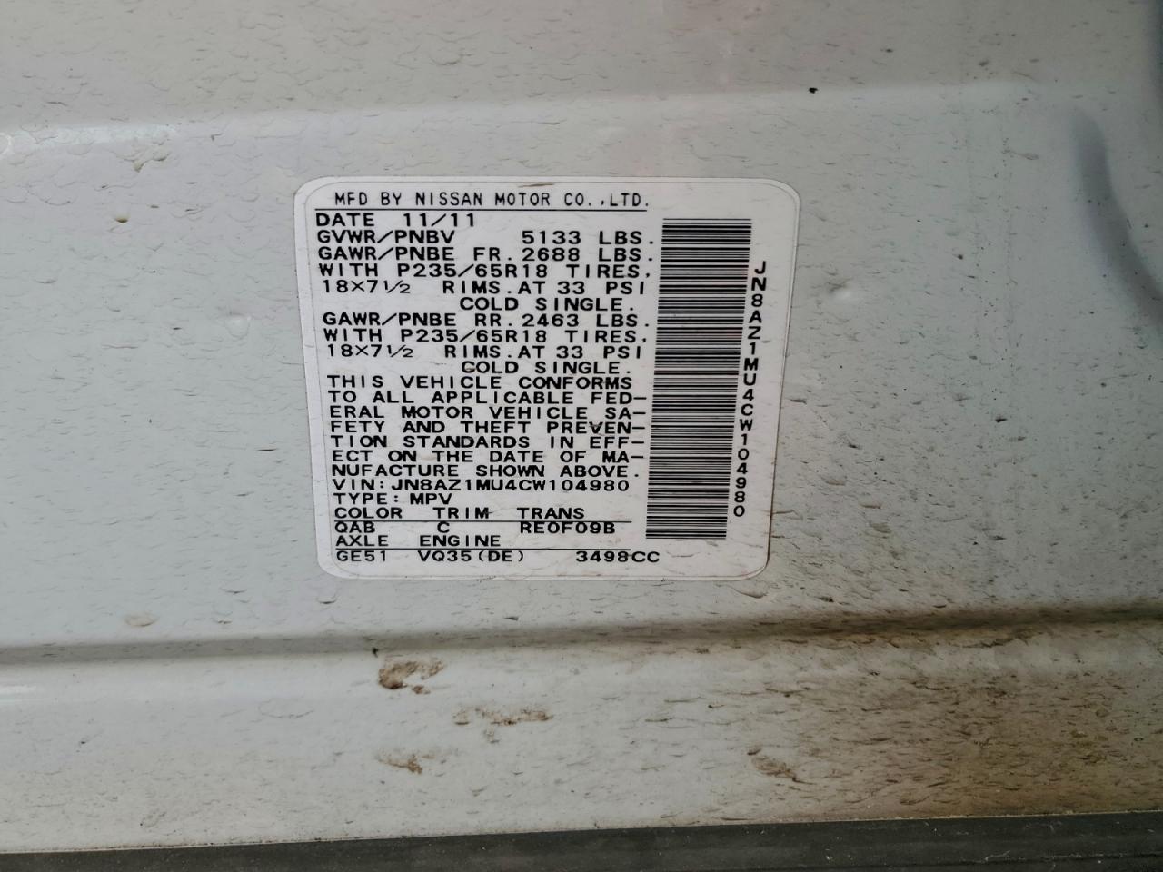 Nissan Murano S Image 11